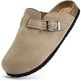 Torotto Kids Clogs Cork Footbed Slippers Arch Support Potato Shoes with Adjustable Strap for Boys Girls