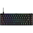 ROG Falchion Ace HFX 65% gaming keyboard with ROG HFX magnetic switches, rapid trigger toggle, 8000 Hz polling rate, three-layer dampening foam, silicone gasket mount, touch panel and protective cover