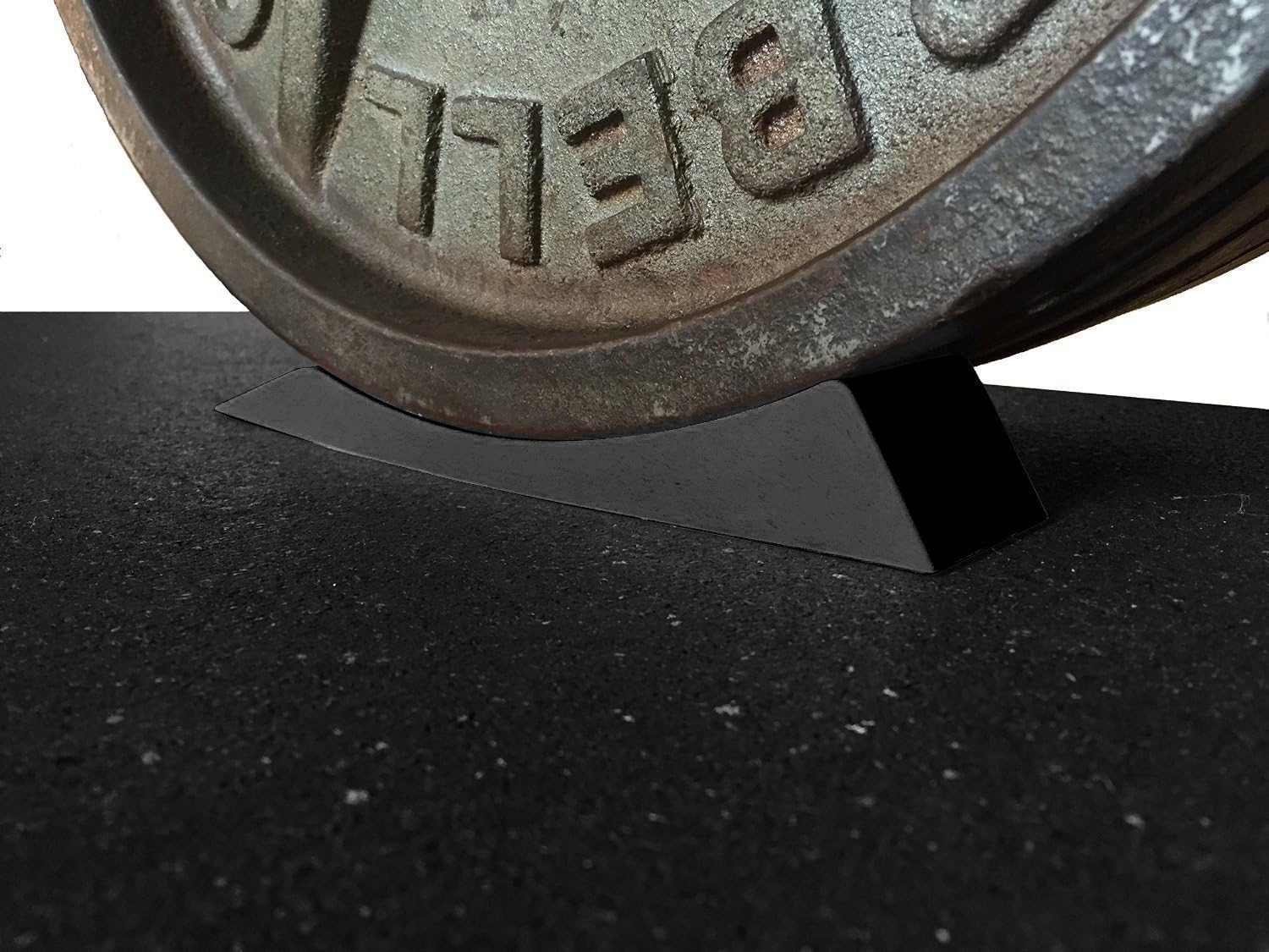 Dead Wedge The Deadlift Jack Alternative for Your Gym Bag - Raises loaded barbell & plates for effortless Loading/Unloading. Perfect for Powerlifting, Weightlifting, Crossfit, Home Gym & Deadlifts.