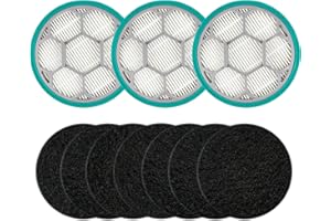 KERNEED Hepa Filter Sponge Replacement Accessories for Neakasa/Neabot P1 Pro Pet Grooming Kit & Vacuum(3 Hepa Filters+7 Sponges)