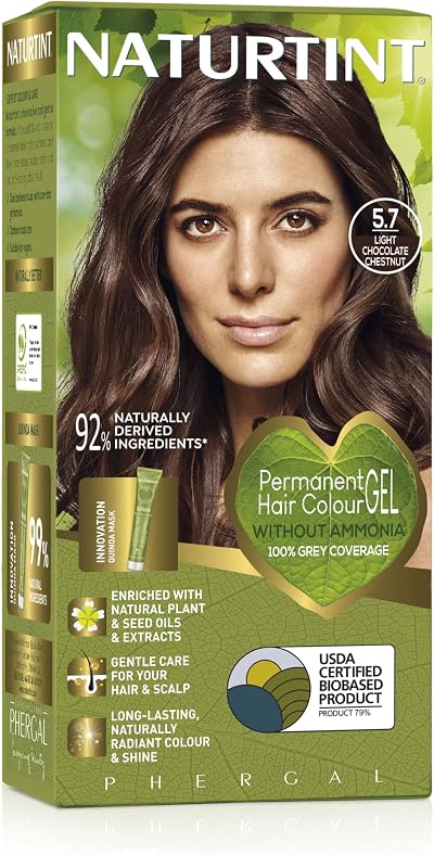 Naturtint 5.7 Light Chocolate Chestnut Permanent Hair Colour Gel 150ml