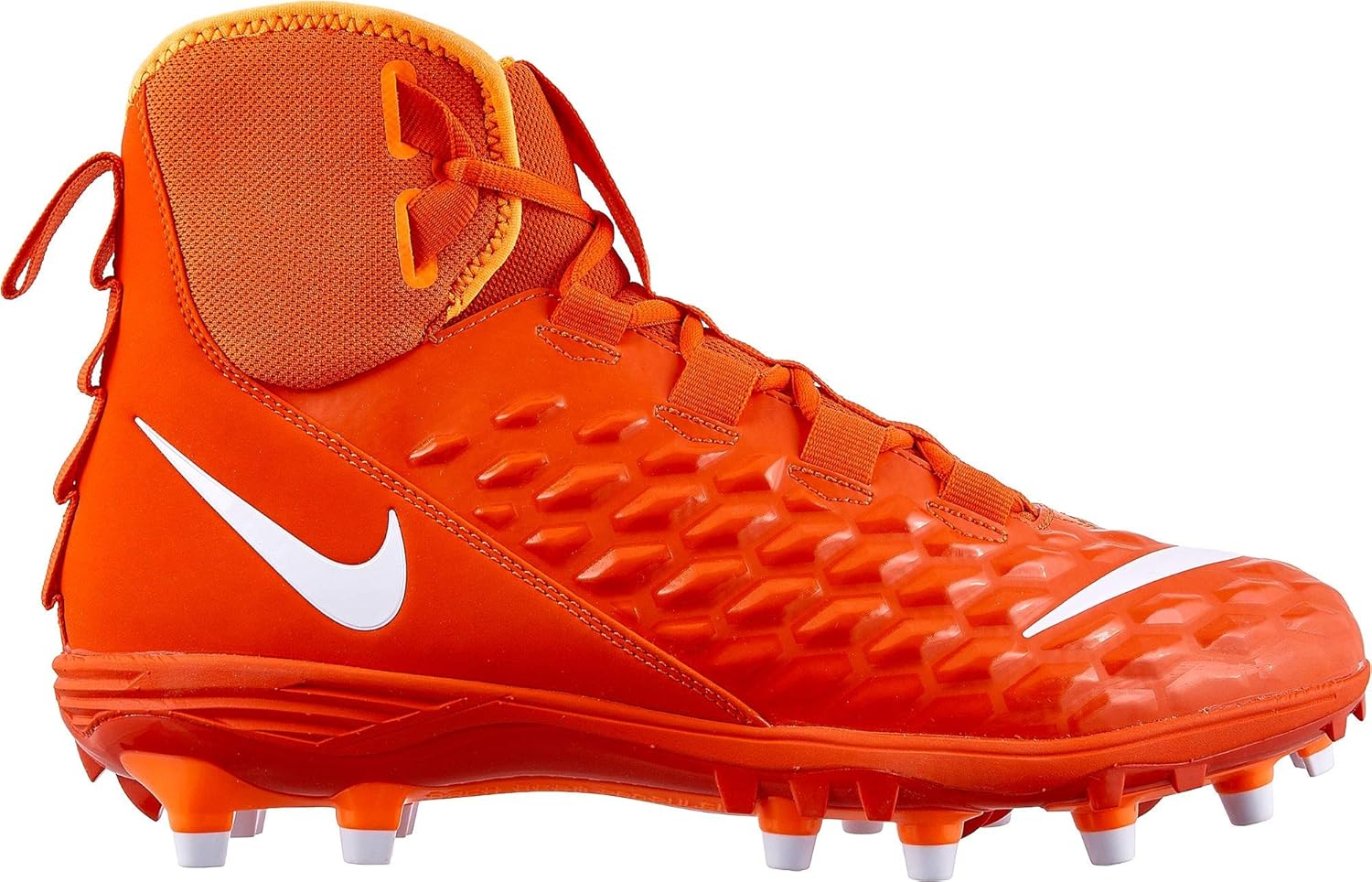 orange and white nike cleats