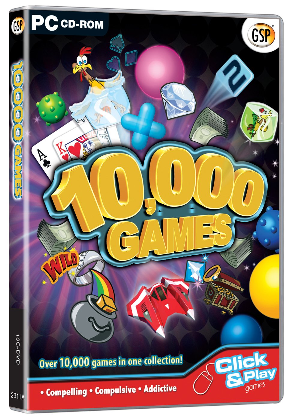 10,000 Games (PC CD) Video Games