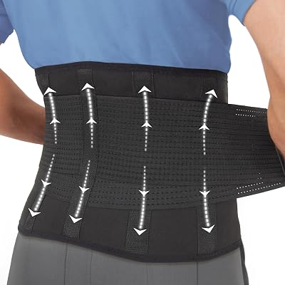 Clever Yellow Premium Back Support Belt XL/XXL Lumbar Brace