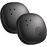 Life360 Tile Sticker - Small Bluetooth Tracker, Remote Finder and Item Locator for Bikes, Glasses and More. Both iOS and Android Compatible. Phone Finder. 2-Pack (Black)