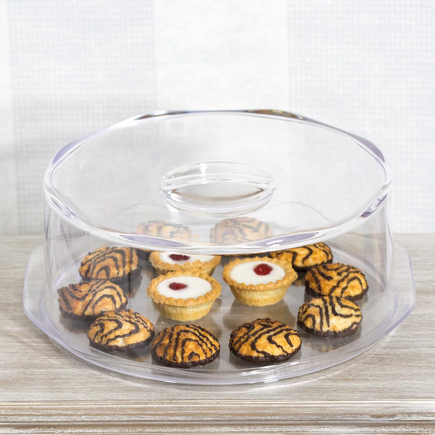 35cm Acrylic Transparent Plastic Cake Dome Amazon.co.uk Kitchen & Home