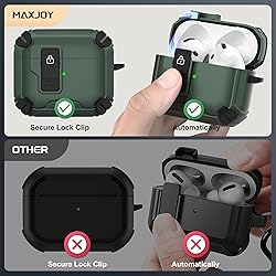 Maxjoy for AirPods 4 Case Cover 2024, AirPods 4th