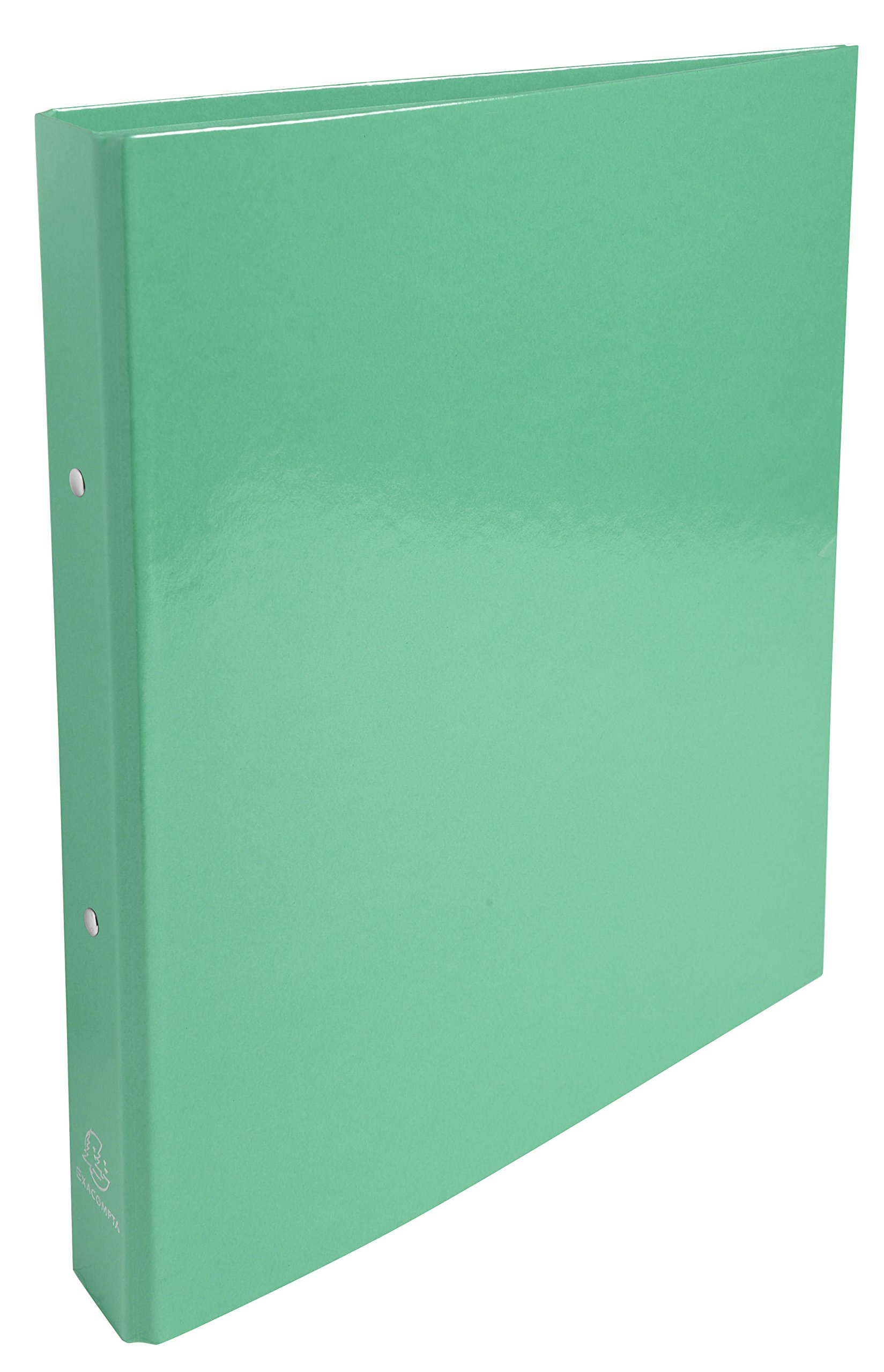Exacompta - Ref 549293E - Iderama Ring Binder - 320 x 240mm in Size, Suitable for A4 Documents, 2 Rings, Glossy Coated Board, 40mm Spine, 30mm Rings - Dark Green