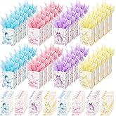 Glenmal 24 Sets Bible Verse Bags with Handles Religious Butterflies Favor Bags with Tissues and Card Christian Gift for Sunday School Gift Wedding Wrapping Wedding