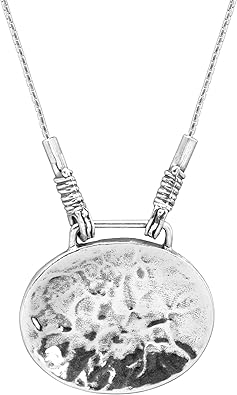 Silpada 'Seattle Skies' Textured Disc 