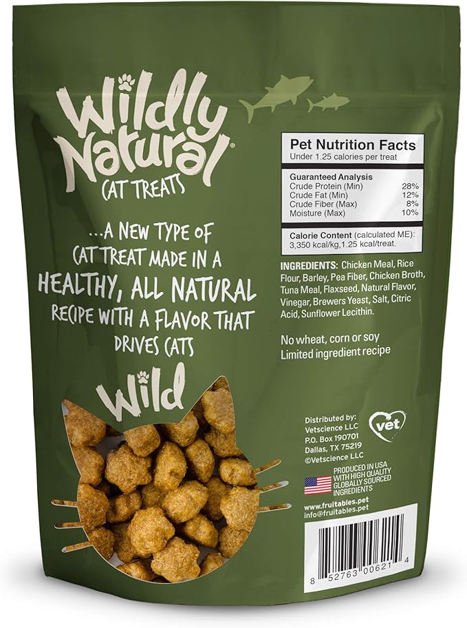 wildly natural cat treats