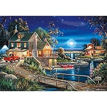 Days To Remember Autumn Memories 500-Piece Puzzle - Buffalo Games Whitetail Inn Landscape