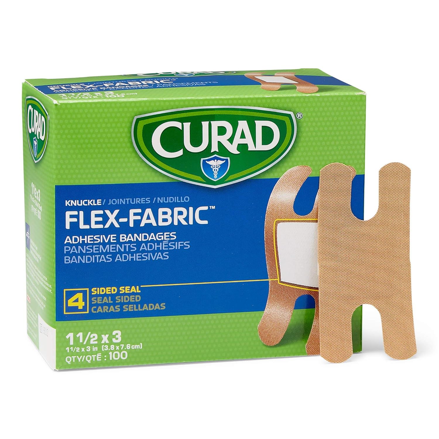 Curad Fabric Adhesive Knuckle Bandages 