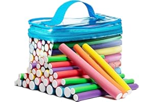 Tifara Beauty Salon Heatless Flexible Hair Rollers Curlers 42-pack 7" Soft Foam Flexi Twist Curling Rods for Short Long Hair
