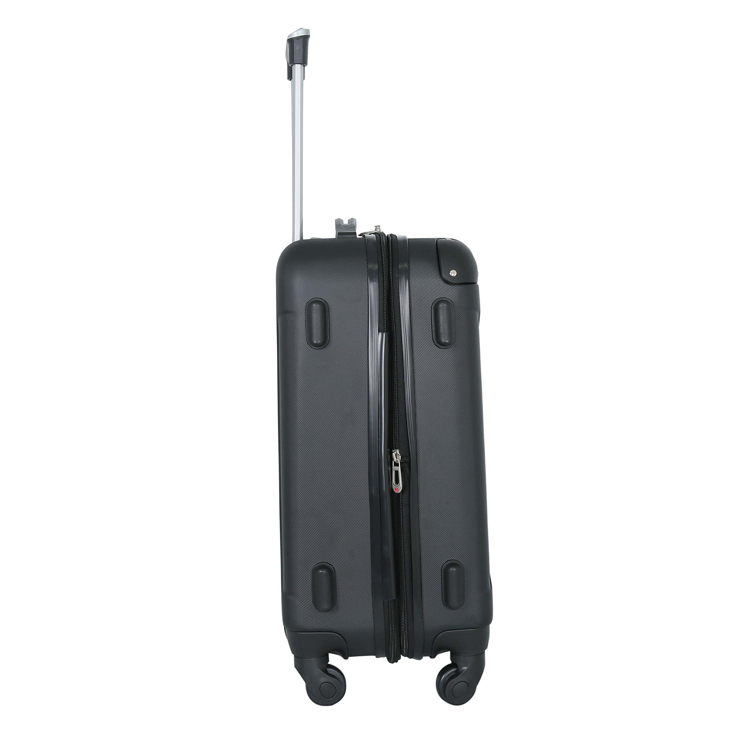 Buy Travelers Club Chicago Hardside Expandable Spinner Luggage, Black
