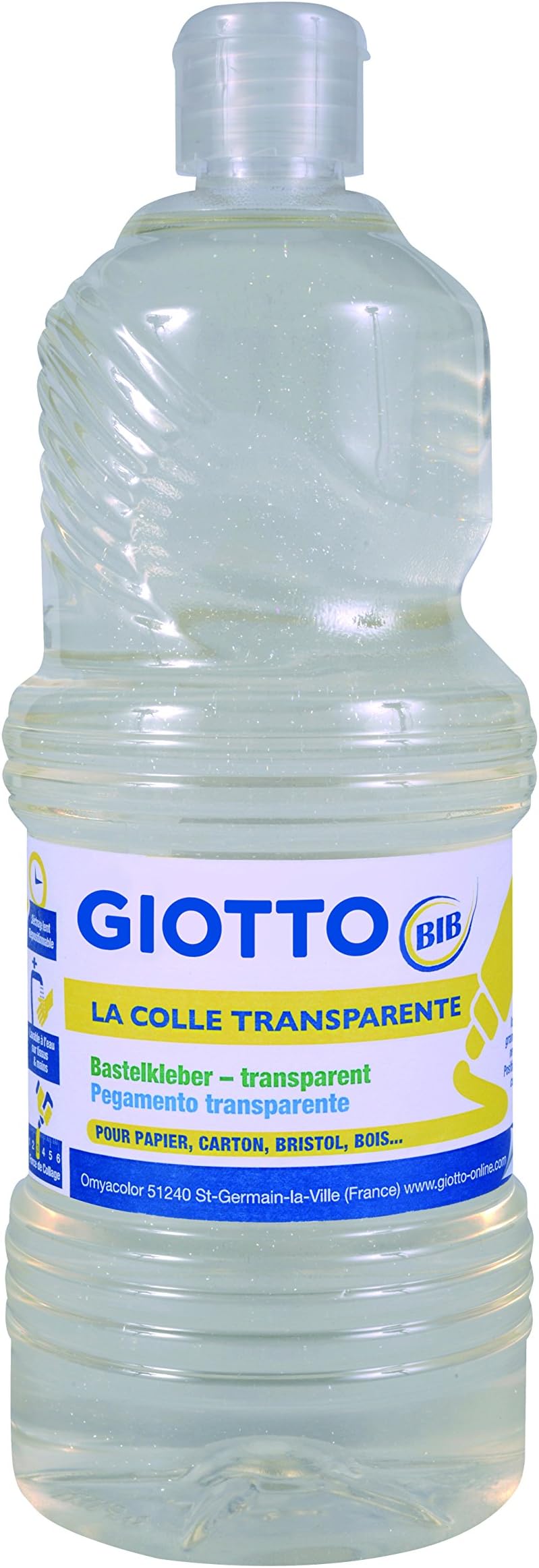 Omya - 1 Kg Transparent Glue Bottle