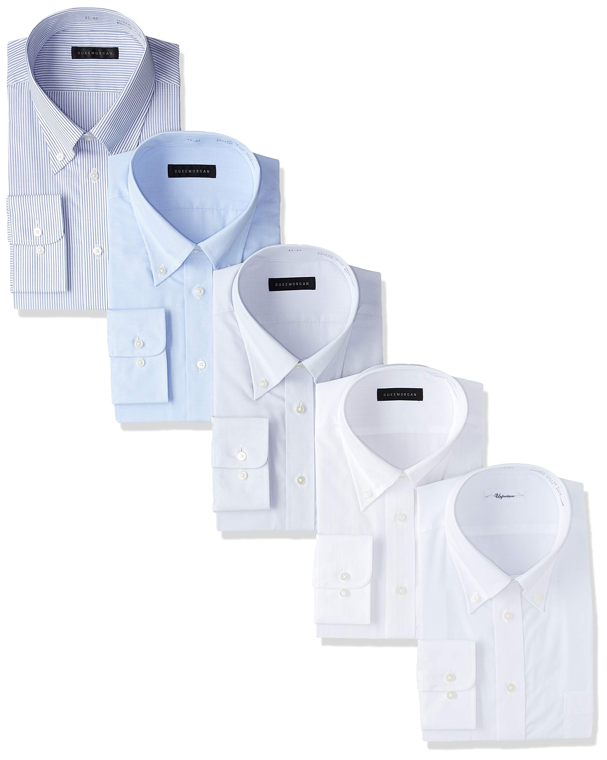 KONAKA 長袖ワイシャツ ボタンダウン 首回り43cm 裄丈86cm 5枚セット コナカの商品画像