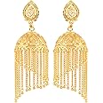 Bodha Traditional Gold Designer Jhumki Earrings (SJ_655)
