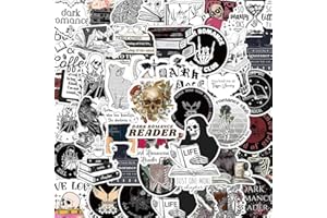 TUNOSAVA Dark Romance Book Stickers for Kindle, Bookish Reading Booktok Aesthetic Stickers for Adult Clear Case Skin, Bookish Book Lover Gifts Accessories