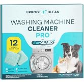 Uproot Clean Washing Machine Cleaning Tablets for Pet Owners, 24 Pack | HE/Top/Front Load Compatible, 12 Month Supply, Easily Removes Residue, Grime, and Odors, Formulated for Pet Owners