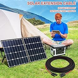 Feotech Twin Wire 50FT Solar Extension Cable