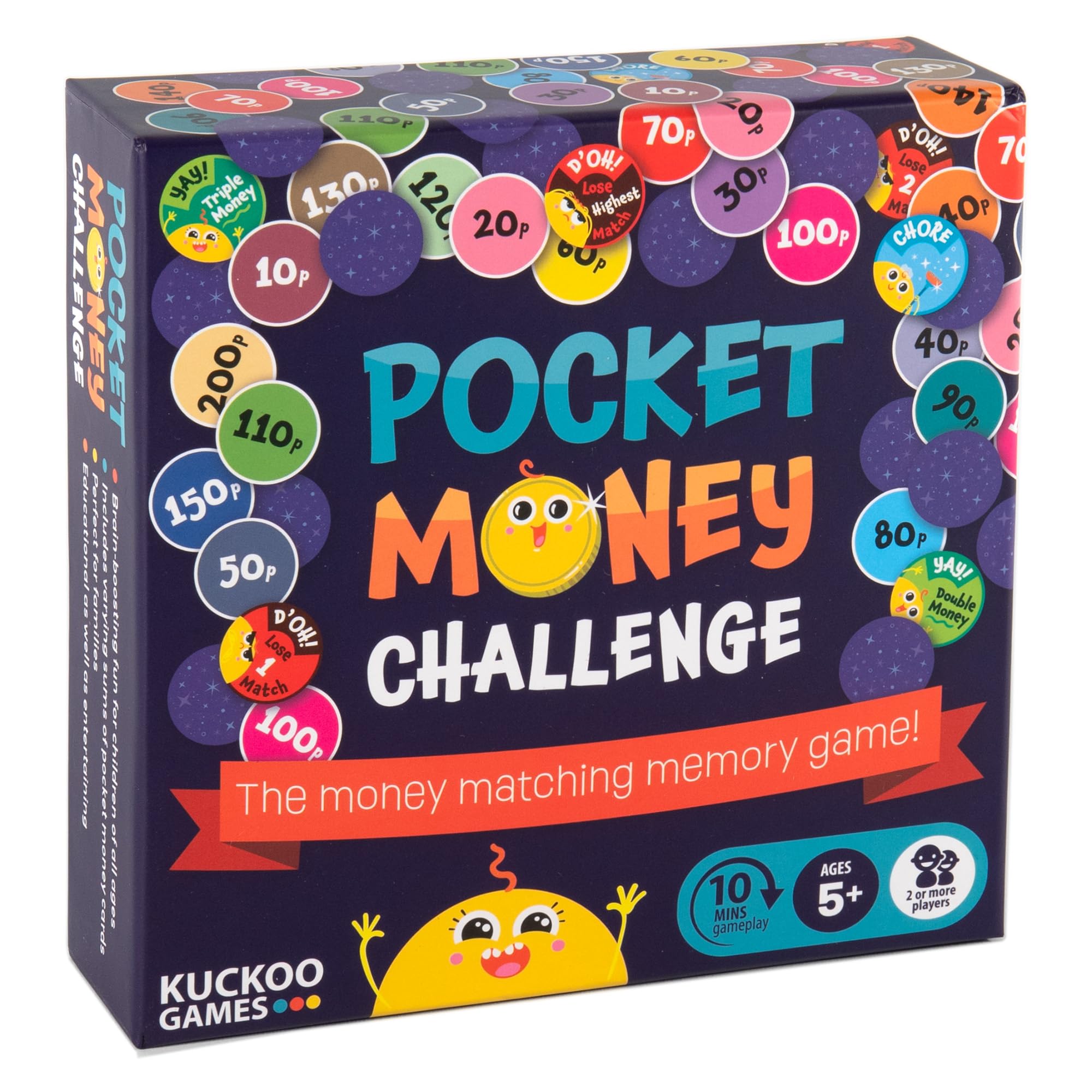 Kuckoo Games: Pocket Money Challenge - the money matching memory game