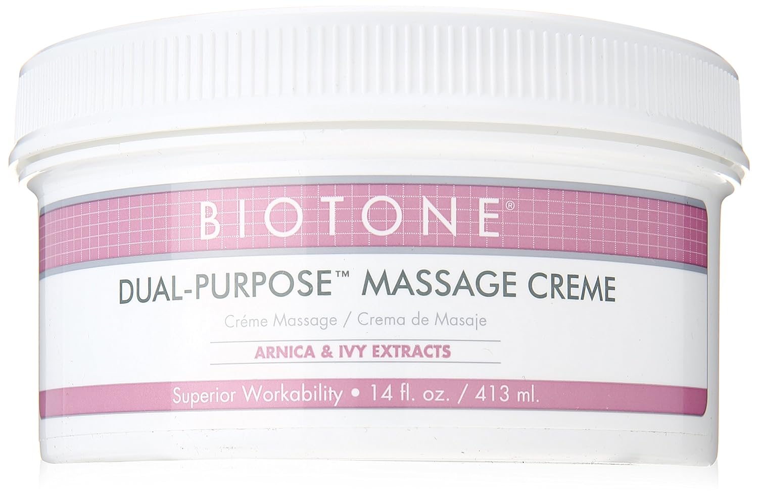 Biotone Dual Purpose Massage Cream - 14 Ounce Jar : Massage Lotions : Beauty