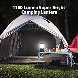 Lepro 1100 Lumen Battery Camping Lantern Dimmable Warm White Daylight Power view 2