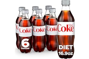 Diet Coke Diet Soda, 16.9 fl oz Bottles, 6 Pack - Cola Soft Drinks