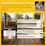 Everbuild LJUN02 Triple Action Wood Treatment Clear 2.5 Litre - Kills, Protects view 3