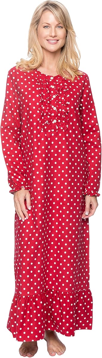 long heavy flannel nightgowns