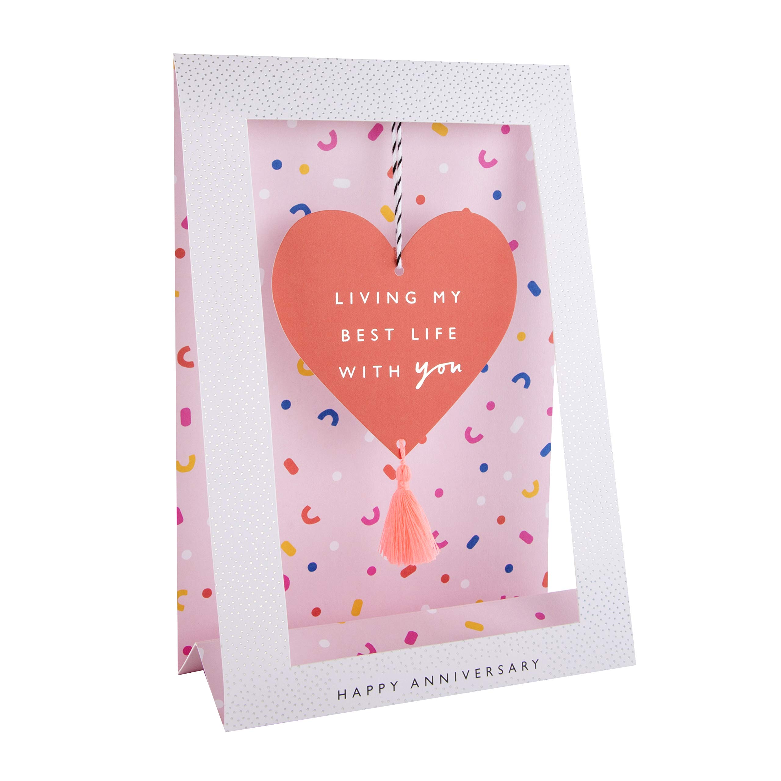 Hallmark Our Anniversary Card - Framed Heart Design