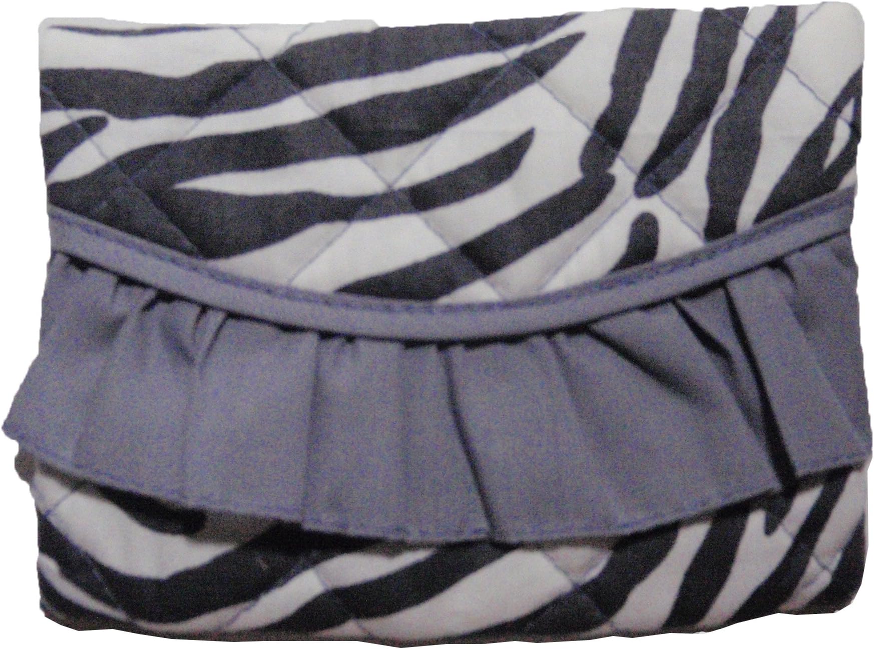 Tissue Purse Holder Cotton Fabric Size,13(l) x10(w) c.m. Zebra Print.