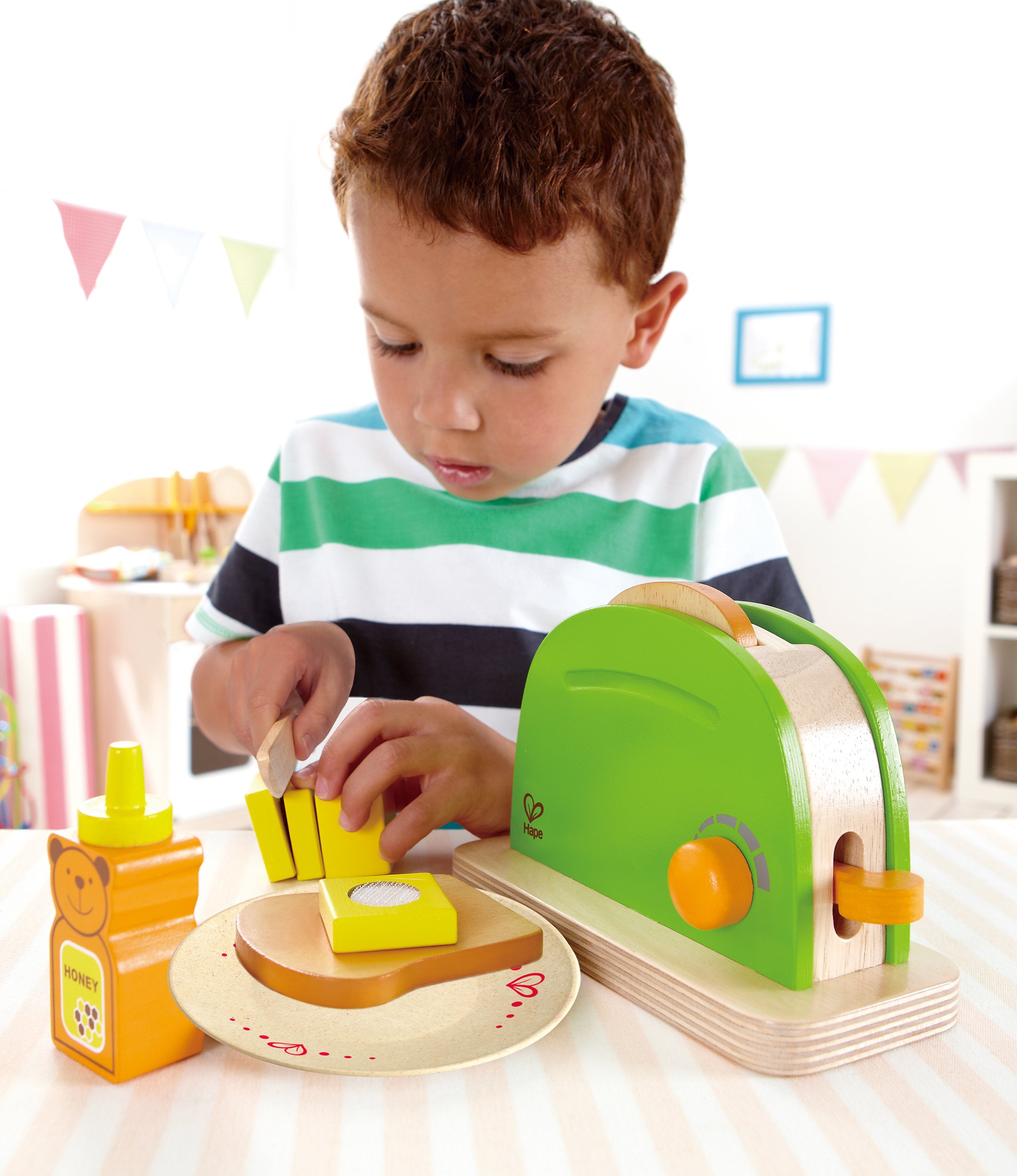 Hape Pop Up Toaster Wooden Play Kitchen Set with Accessories eBay