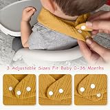 Yoofoss Baby Bibs 10 Pack Muslin 6 Layer Adjustable Snaps 100% Cotton Gift view 5