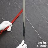 Trimold Stainless Steel Wall Molding Peel and Stick 5m x 4cm view 2