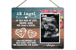 KU-DaYi Miscarriage Gifts, Miscarriage Picture Frame, Pregnancy Baby Infant Loss Memorial Photo Frame for 4x6 Photo - F024