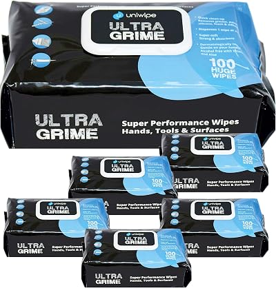 Uniwipe X6 Ultra Grime Ultragrime Industrial Cleaning Wipes X100