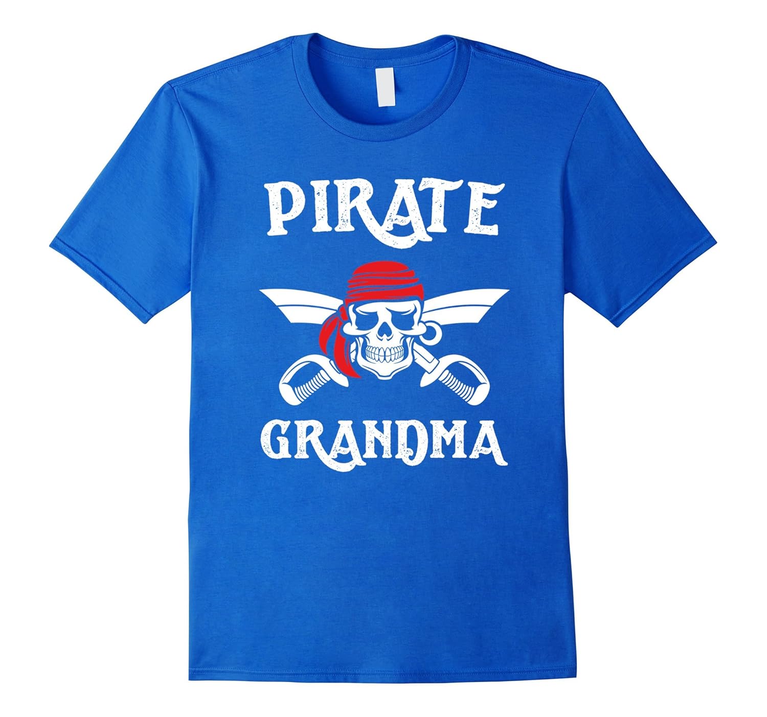 Pirate Grandma Funny Halloween T-Shirt Skull Adult Gift-Rose