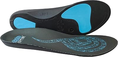 OR8 Wellness Plantar Fasciitis Orthotic Insoles Arch Support Large 9-10.5 Grey