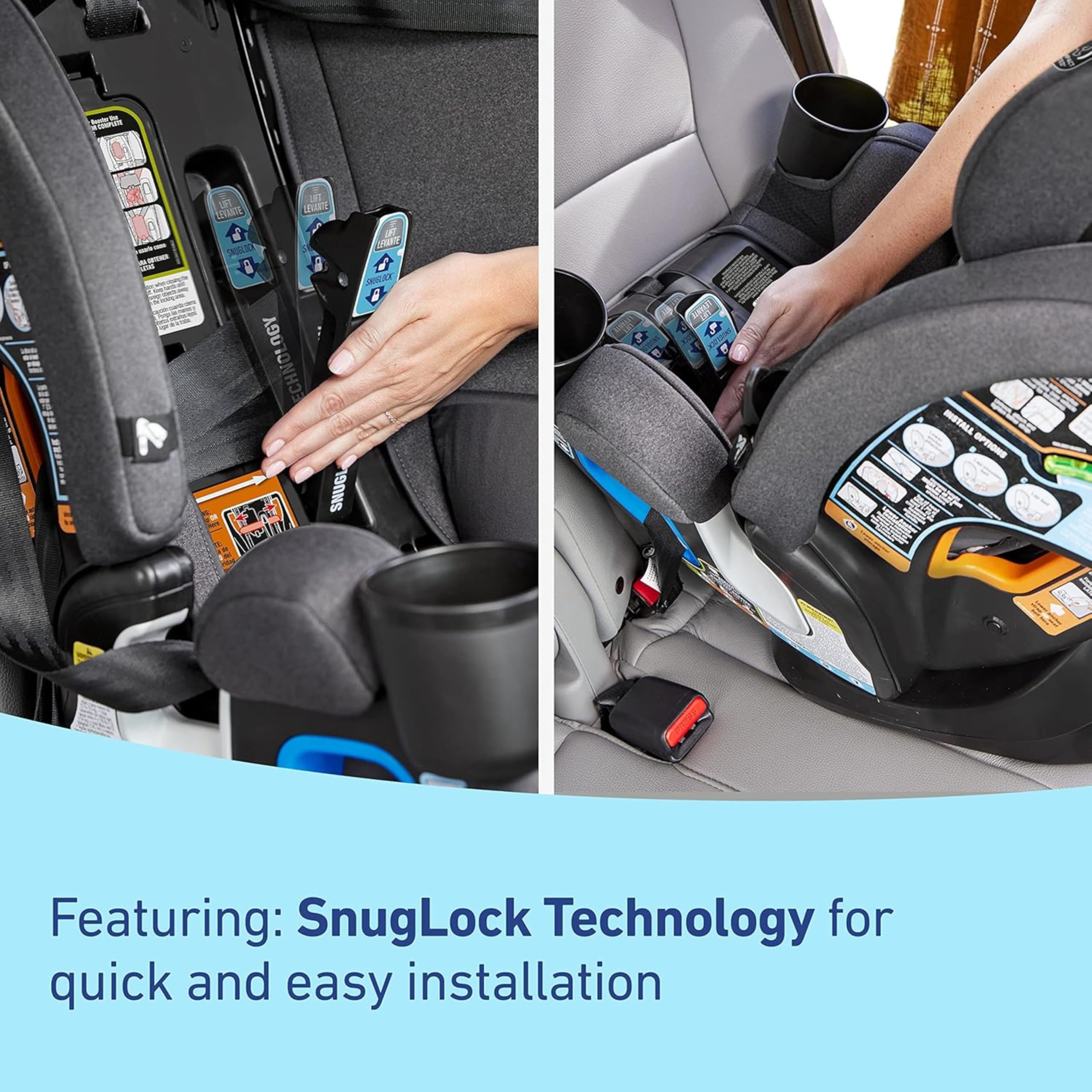 Graco 4Ever DLX Grad 5-in-1 Car Seat, Harrison Infant, Toddler, Booster, Convertible Car Seat, Features Slim Fit and Removable Seat Belt Trainer