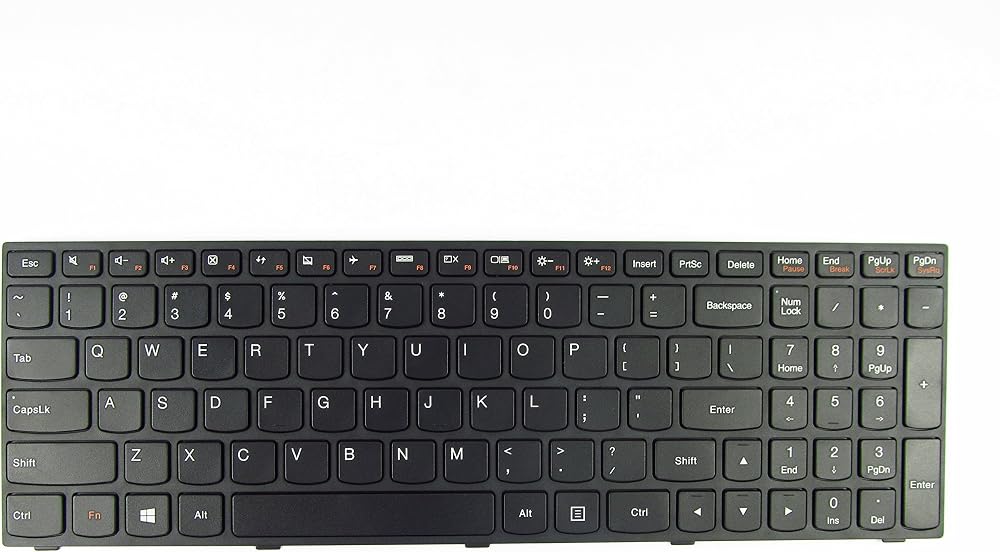 Abakoo US Keyboard for Lenovo IdeaPad Flex 2 15 B50 G50 Z50 Laptop w/ Frame