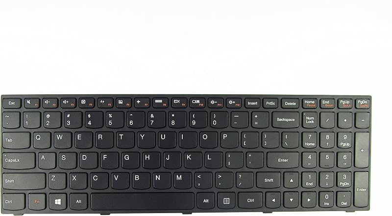 Abakoo US Keyboard for Lenovo IdeaPad Flex 2 15 B50 G50 Z50 Laptop w/ Frame