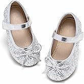 Kolan Toddler Little Girls Mary Jane Ballet Flat Soft Lining Dress Shoes
