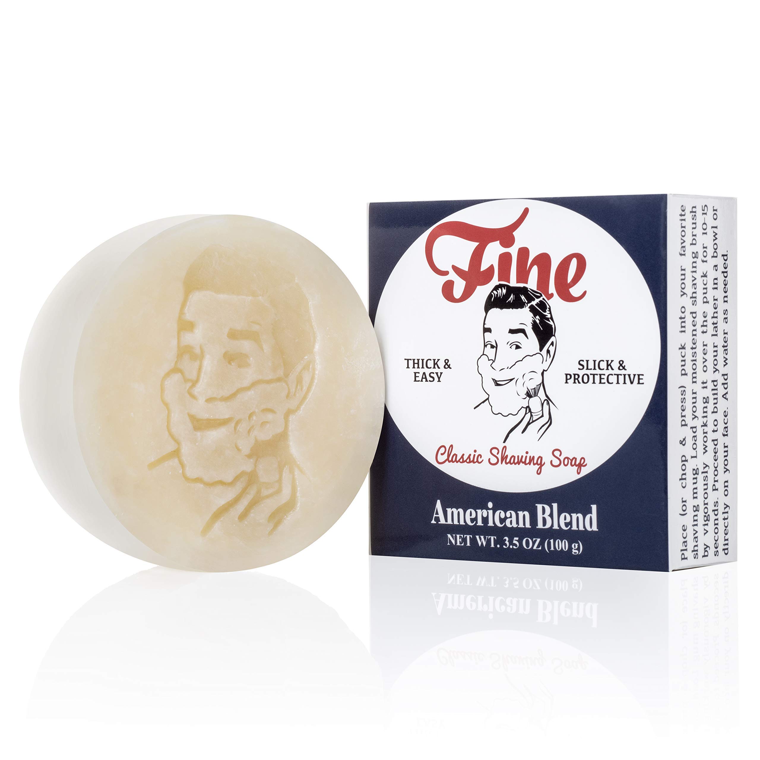 Mr Fine Snake Bite Shave Soap Refill Triple Milled Tallow