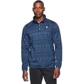 Avalanche Men's Everyday 1/2 Snap Up Mock Neck Pullover Sweatshirt With Pockets