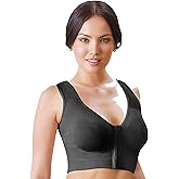 Annette Post Surgery Bra for Women – Front Closure, Strapless, and Wireless Sleep Brassiere – Full Coverage Gym & Sports Bra