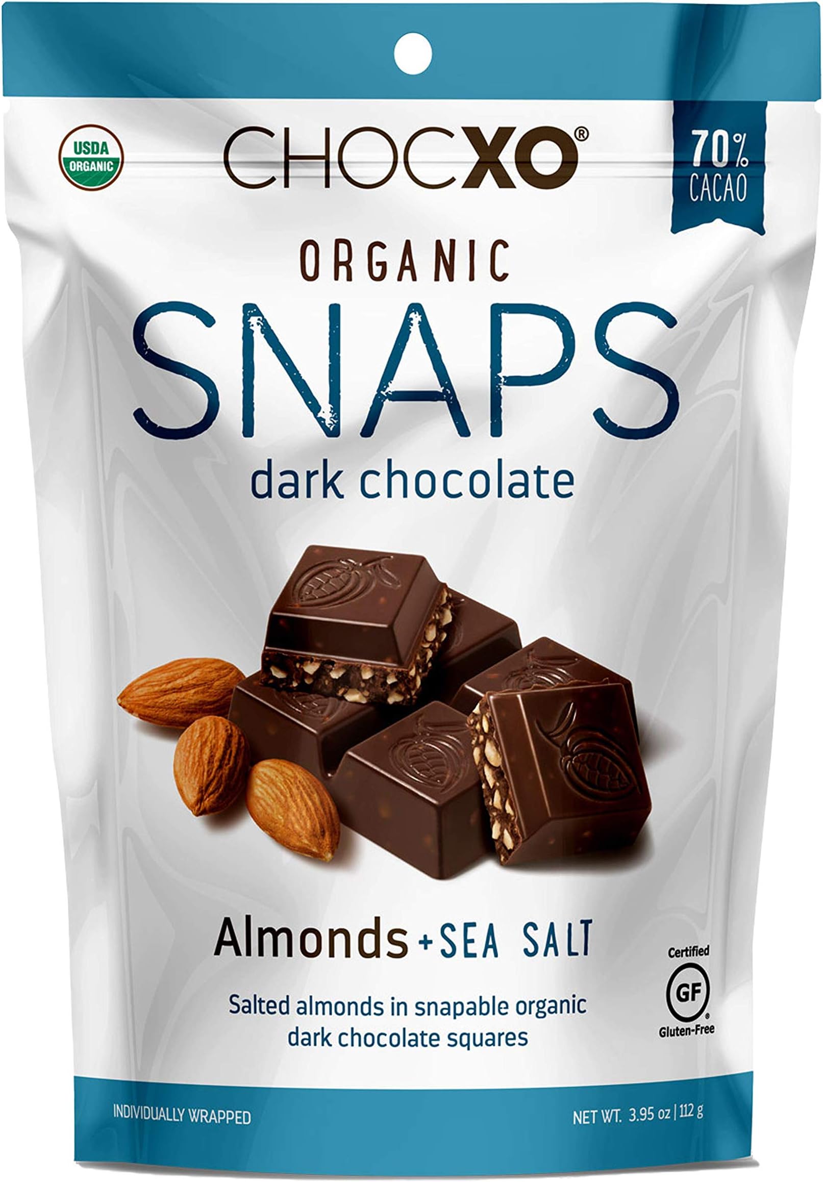 Dark Chocolate Almond Snaps