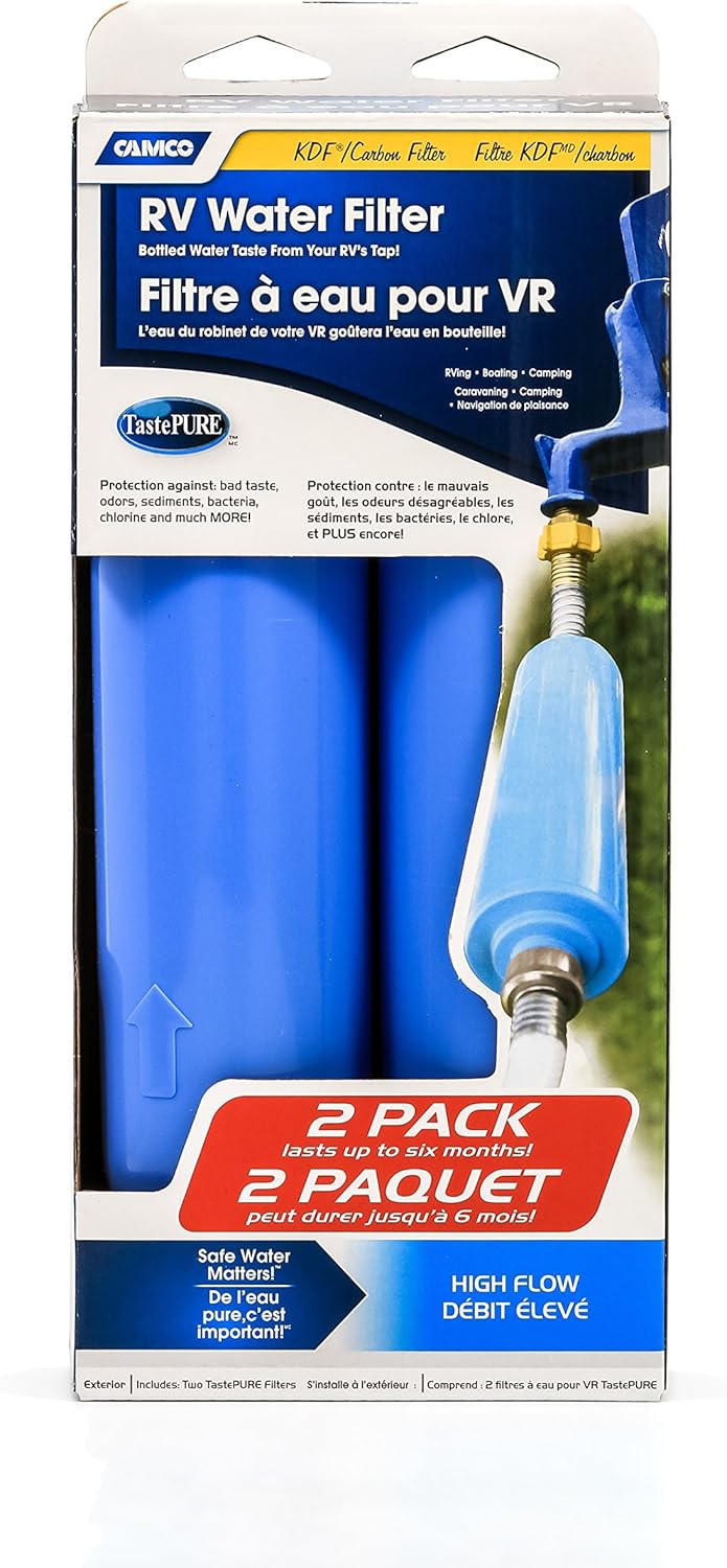 Camco 40044 TastePure Water Filter, (Pack of 2): Automotive