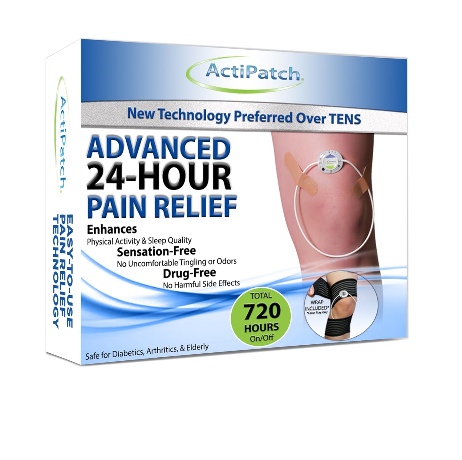 ActiPatch Advanced 24Hour Chronic Pain Relief Neuromodulation Therapy Device eBay